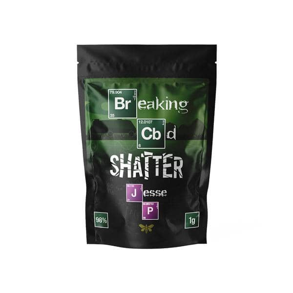 Breaking CBD 98% CBD Shatter – 1g