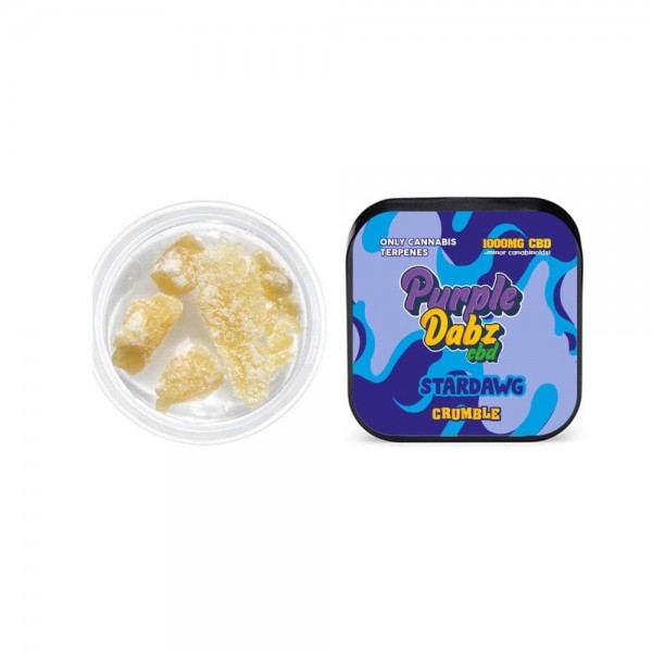 Purple Dabz by Purple Dank 1000mg CBD Crumble – Strawdawg