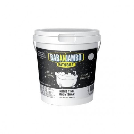 Babanjambo 100mg CBD Lavender & Vanilla Night Time Bath Salt – 900g