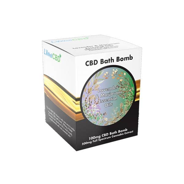 LVWell CBD 100mg CBD Bath Bomb ...