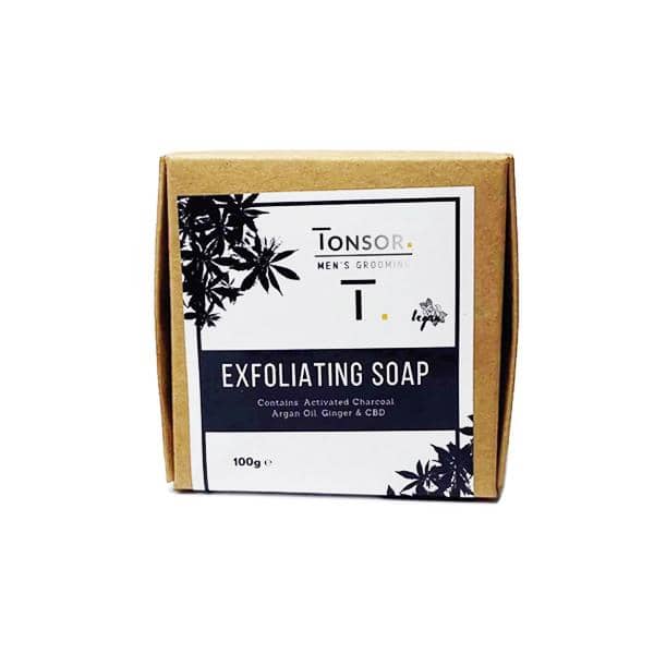 Tonsor Men’s Grooming Exfoliating CBD Soap