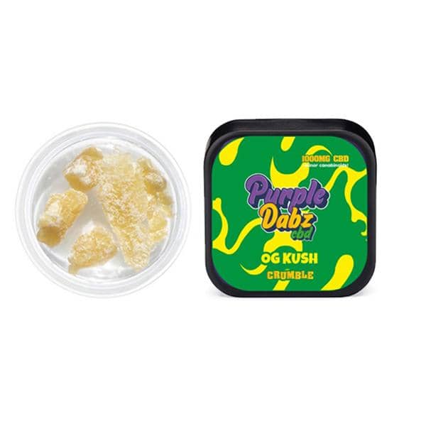Purple Dabz by Purple Dank 1000mg CBD Crumble – OG Kush