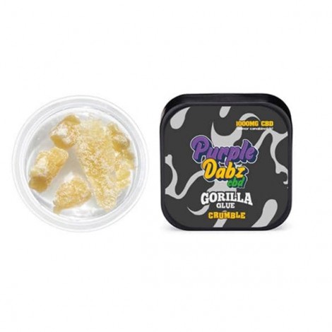 Purple Dabz by Purple Dank 1000mg CBD Crumble – Gorilla Glue