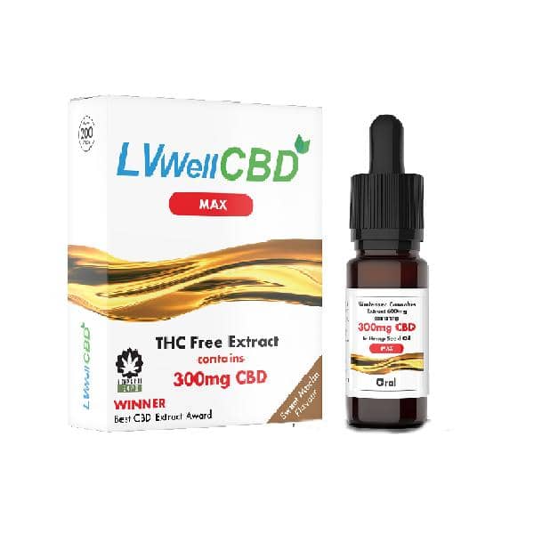 LVWell CBD 300mg 10ml Max Hemp ...