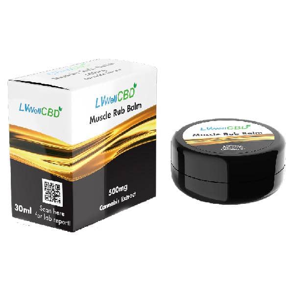 LVWell CBD 500mg 30ml Muscle Rub ...