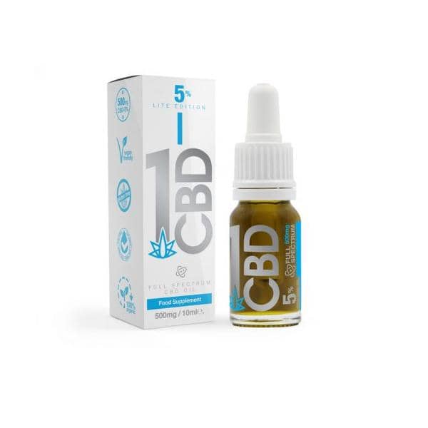 1CBD 5% Pure Hemp 500mg CBD ...
