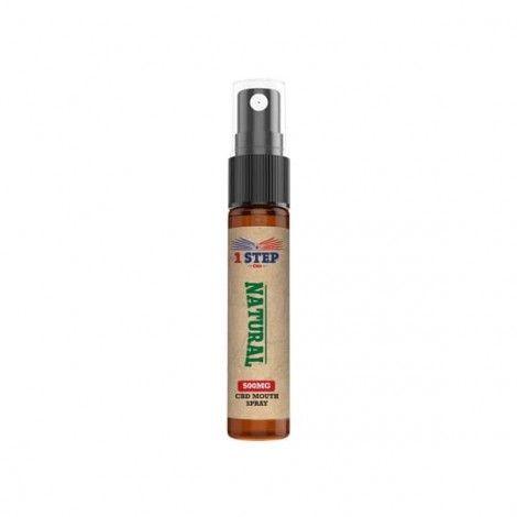 1 Step CBD 500mg CBD Natural Mouth Spray 10ml