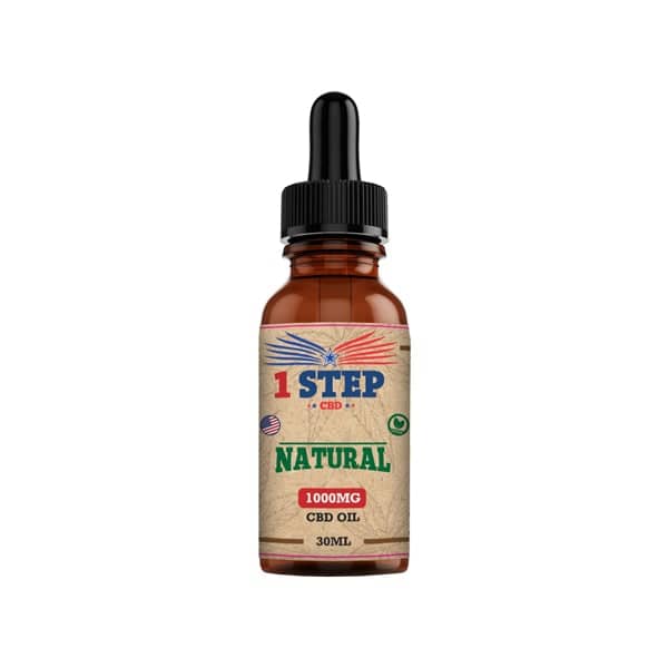 1 Step CBD 1000mg Natural Oil ...