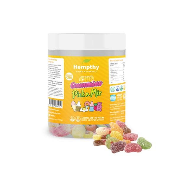 Hempthy 1200mg CBD Pick n Mix – 40 pieces