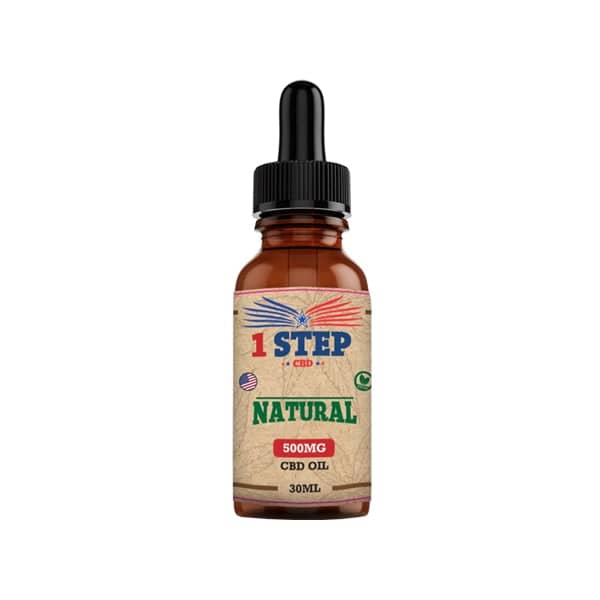 1 Step CBD 500mg Natural Oil ...