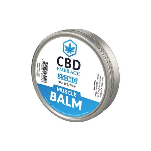 CBD Embrace 250mg Full Spectrum CBD Muscle Balm – 30g