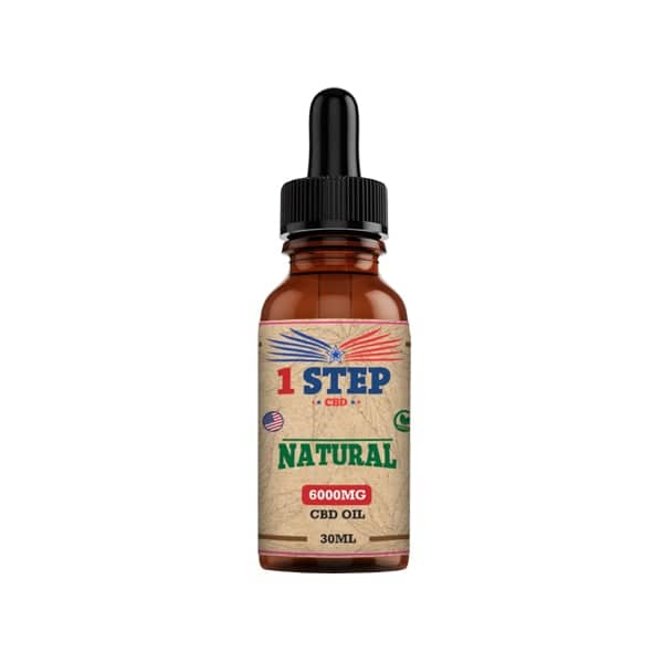 1 Step CBD 6000mg Natural Oil ...