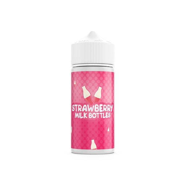 Strawberry Milk Bottles 100ml Shortfill 0mg ...