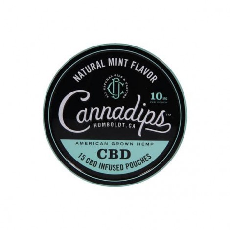 Cannadips 150mg CBD Snus Pouches – Natural Mint