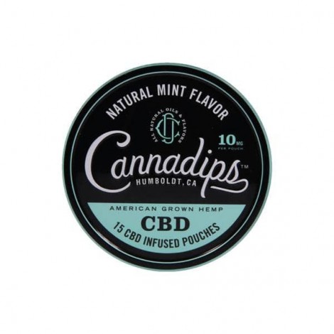 Cannadips 150mg CBD Snus Pouches – Natural Mint