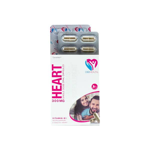 Canabidol 300mg CBD Oral Capsules 30 Caps – Heart