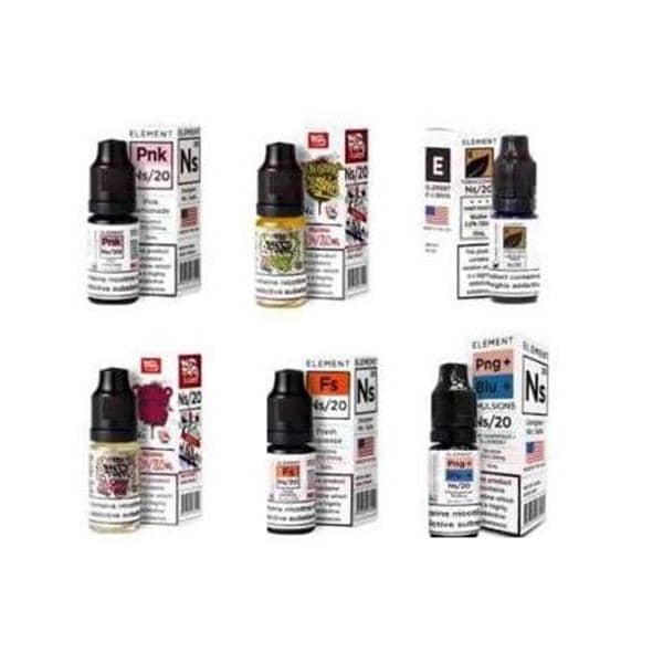 20MG Element Designer 10ML Flavoured Nic ...