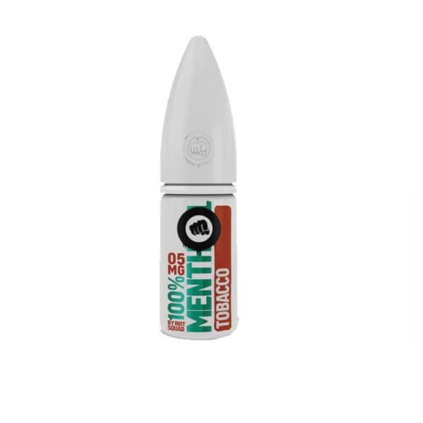 10mg Riot Squad 100% Menthol Range ...