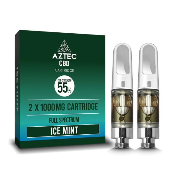 Aztec CBD 2 x 1000mg Cartridge ...