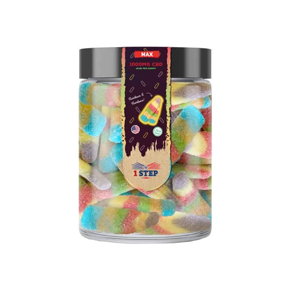 1 Step CBD Max Neon Gummies ...