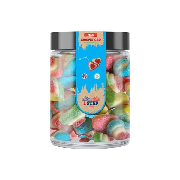 1 Step CBD Max Gummies 1000mg ...