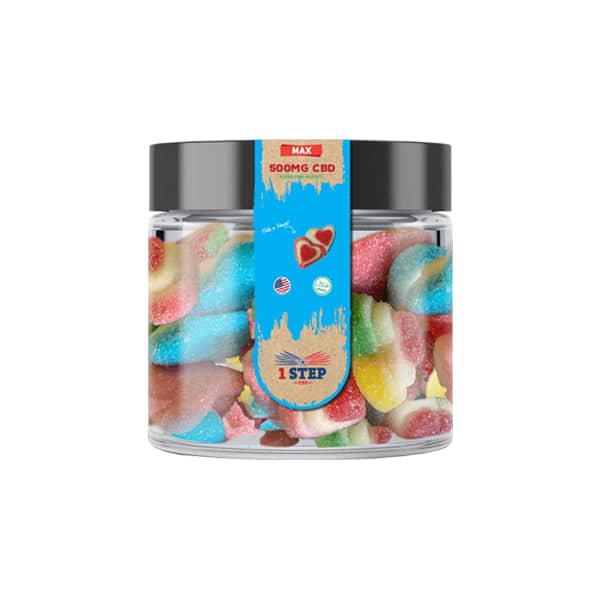 1 Step CBD Max Gummies 500mg ...