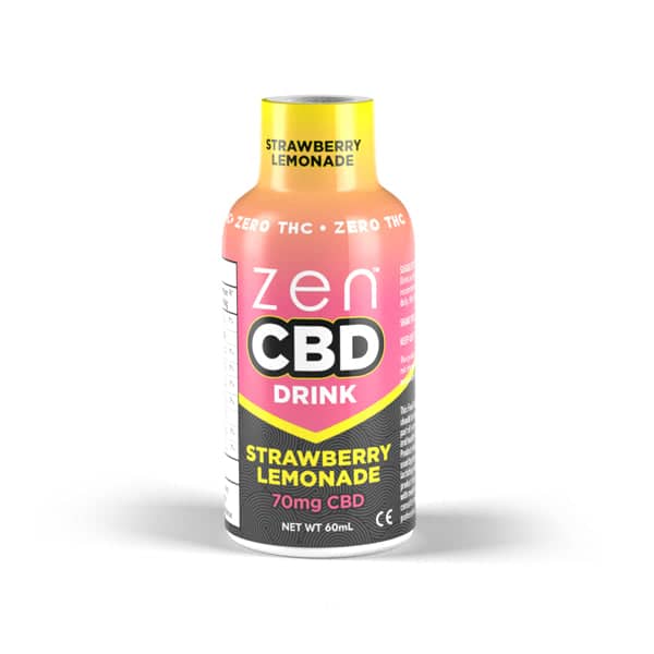 Zen 70mg CBD Drink – Strawberry Lemonade