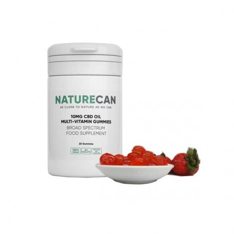 Naturecan 200mg CBD Vegan Multivitamin Gummies