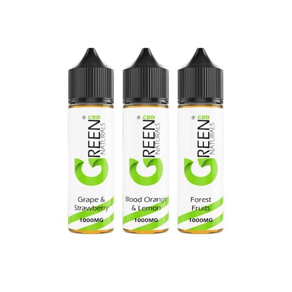 Green Naturals 1000mg CBD Vaping Liquid 50ml (50PG/50VG)